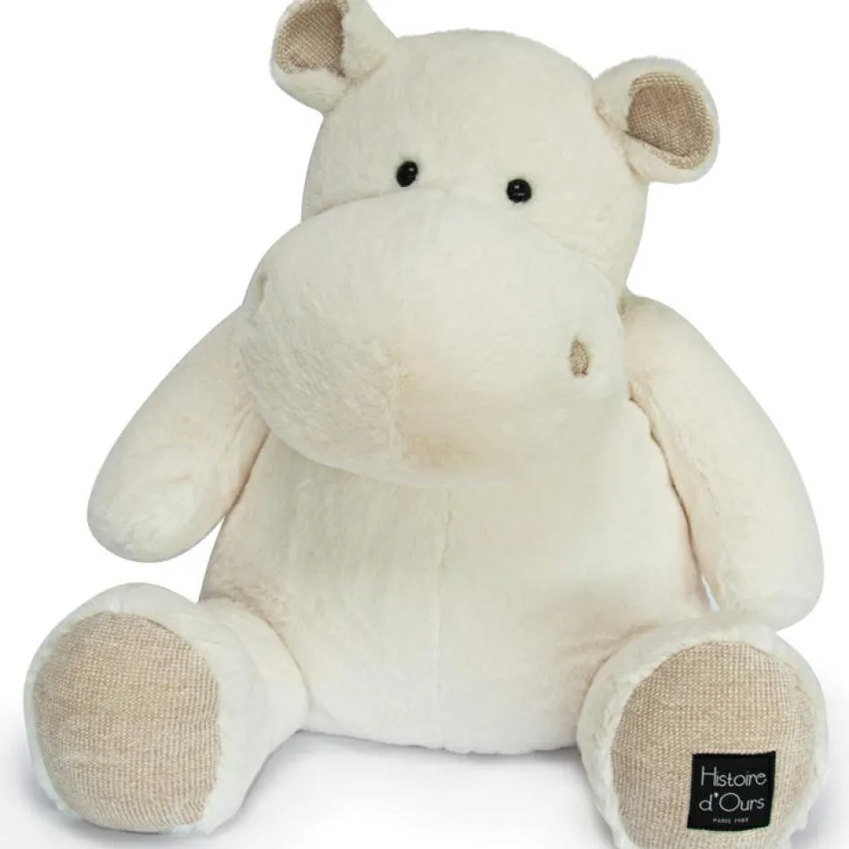 Best Histoire d'Ours Peluche géante hippopotame Hip'Chic (85 cm)
