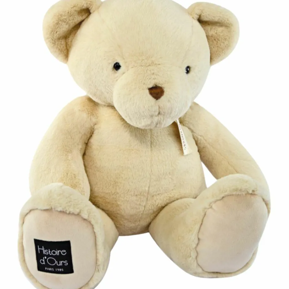 Peluche géante le Nounours vanille (75 cm)|Histoire d'Ours New