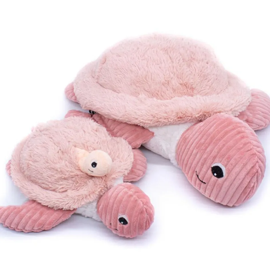 Sale Les Déglingos Peluche géante Les Ptipotos Sauvenou la tortue rose (50 cm)