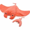 Peluche géante Mantalou la raie manta et son bébé Corail (67 cm)|Les Déglingos Discount