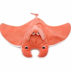 Peluche géante Mantalou la raie manta et son bébé Corail (67 cm)|Les Déglingos Discount