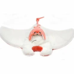 Peluche géante Mantalou la raie manta et son bébé Corail (67 cm)|Les Déglingos Discount