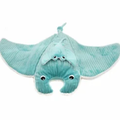 Peluche géante Mantalou la raie manta et son bébé Aqua (67 cm)|Les Déglingos Discount