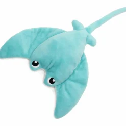 Peluche géante Mantalou la raie manta et son bébé Aqua (67 cm)|Les Déglingos Discount