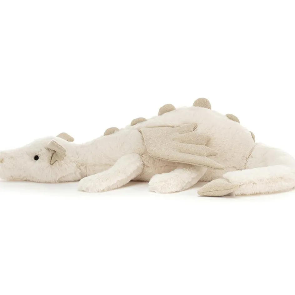 Peluche géante Scrumptious dragon des neiges (50 cm)|Jellycat Sale