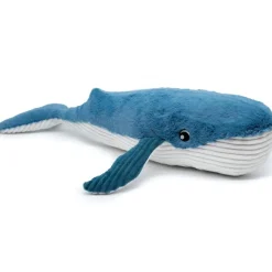 Outlet Les Déglingos Peluche Gravillou baleine maman et bébé Les Ptipotos bleu