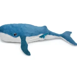 Outlet Les Déglingos Peluche Gravillou baleine maman et bébé Les Ptipotos bleu