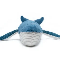 Outlet Les Déglingos Peluche Gravillou baleine maman et bébé Les Ptipotos bleu