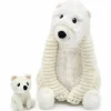Online Les Déglingos Peluche Grobidou maman et bébé Les Ptipotos (31 cm)