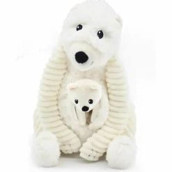 Online Les Déglingos Peluche Grobidou maman et bébé Les Ptipotos (31 cm)