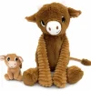 Peluche Hindou maman et bébé Les Ptipotos Cassonade (31 cm)|Les Déglingos Clearance