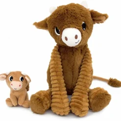 Peluche Hindou maman et bébé Les Ptipotos Cassonade (31 cm)|Les Déglingos Clearance