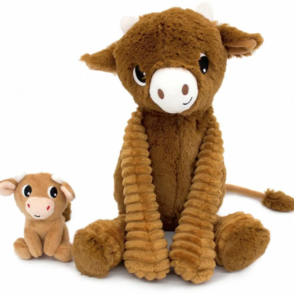 Peluche Hindou maman et bébé Les Ptipotos Cassonade (31 cm)|Les Déglingos Clearance