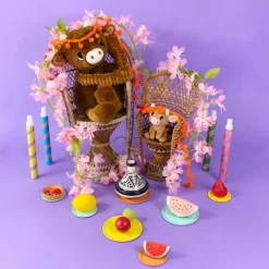 Peluche Hindou maman et bébé Les Ptipotos Cassonade (31 cm)|Les Déglingos Clearance