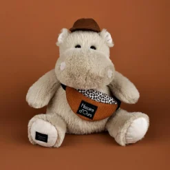 Peluche Hippopotame HELLO BROOK beige (20 cm)|Histoire d'Ours Best