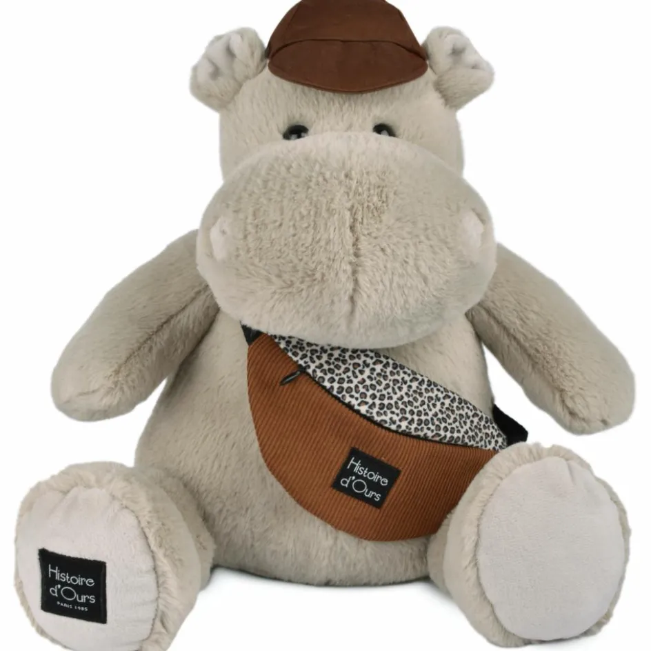 Peluche Hippopotame HELLO BROOK beige (38 cm)|Histoire d'Ours Sale