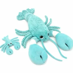 Hot Les Déglingos Peluche Iloveyou maman et bébé Les Ptipotos Aqua (48 cm)