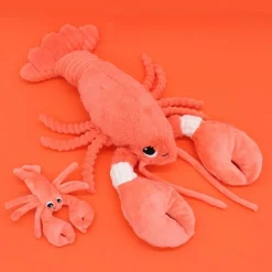 Discount Les Déglingos Peluche Iloveyou maman et bébé Les Ptipotos Corail (48 cm)