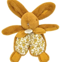 Peluche Lapin Doudou Pantin ocre (18 cm)|Doudou et Compagnie