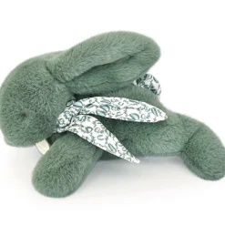 Peluche Lapin Doudou Pantin vert sauge (25 cm)|Doudou et Compagnie Outlet