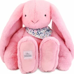 Peluche Lapin Fleurette Grenadine (50 cm)|Doudou et Compagnie Discount