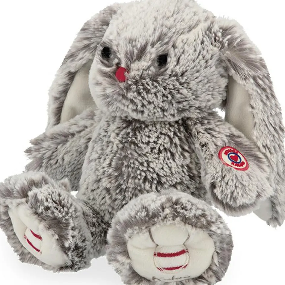 Sale Kaloo Peluche lapin gris prestige Leo (24 cm)