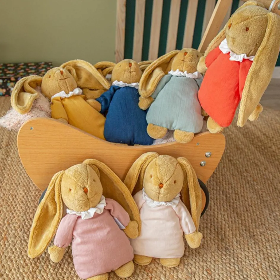 Peluche lapin nid d'ange vert céladon (20 cm)|Trousselier Outlet