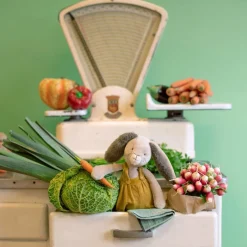 Peluche lapin ocre Trois petits lapins (38 cm)|Moulin Roty New