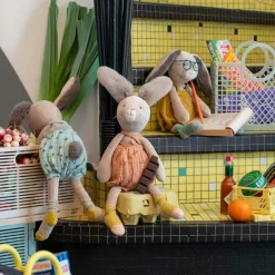 Peluche lapin ocre Trois petits lapins (38 cm)|Moulin Roty New