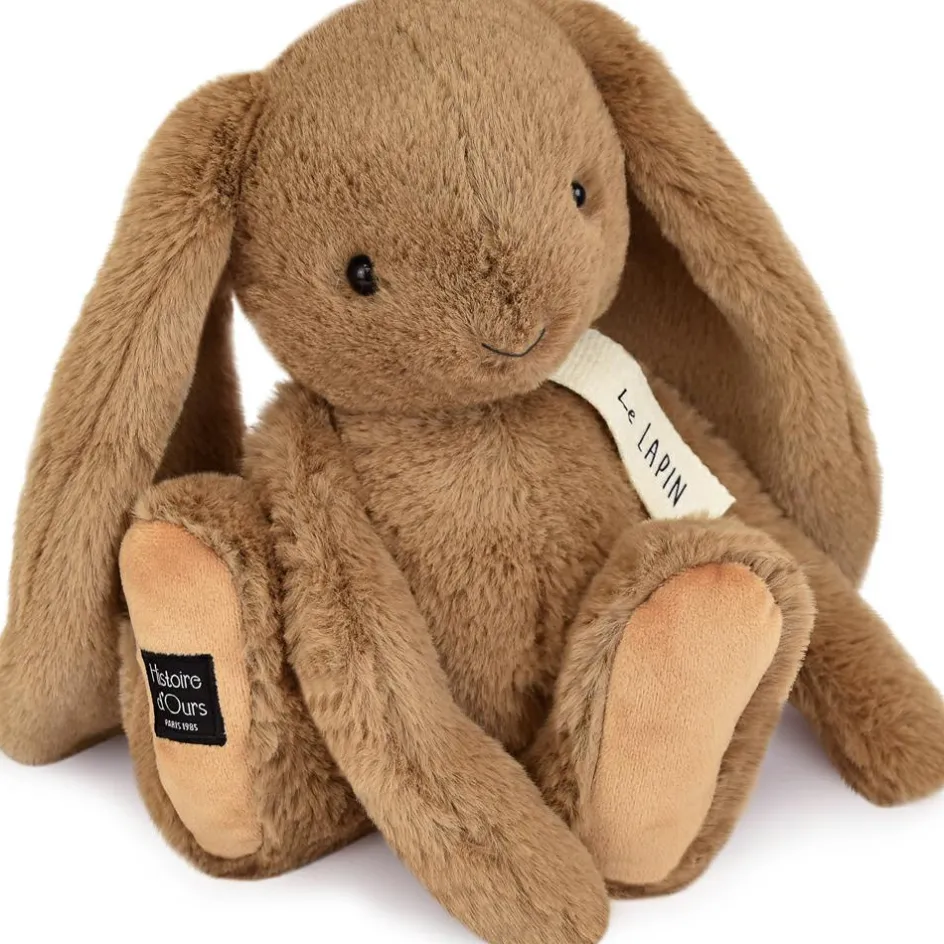 Peluche Le Lapin noisette (32 cm)|Histoire d'Ours Discount