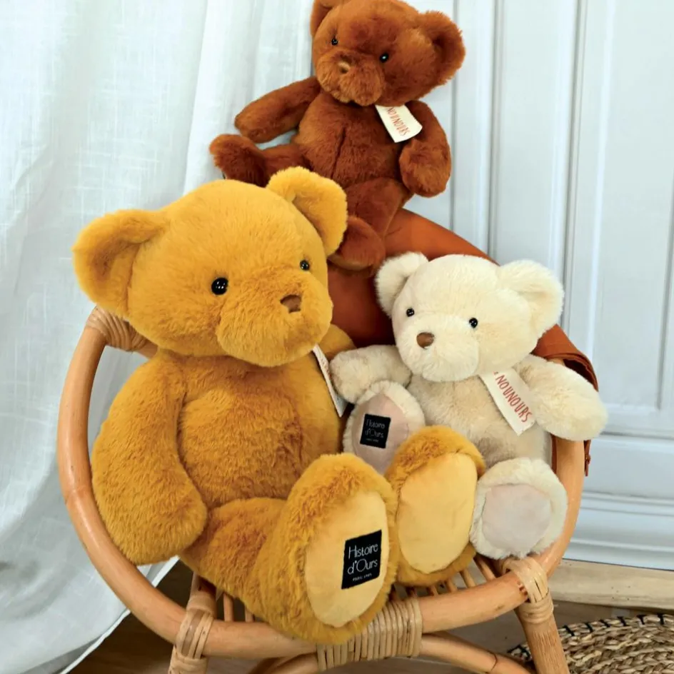 Peluche le Nounours vanille (28 cm)|Histoire d'Ours Online
