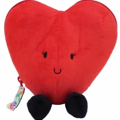 Peluche Les Flipetz Cœur et Fleur Rouge Coquelicot|Les Déglingos Sale
