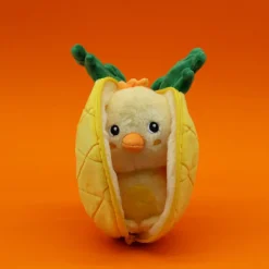 Peluche Les Flipetz Nugget le poussin-ananas|Les Déglingos Discount