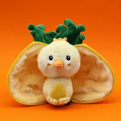 Peluche Les Flipetz Nugget le poussin-ananas|Les Déglingos Discount