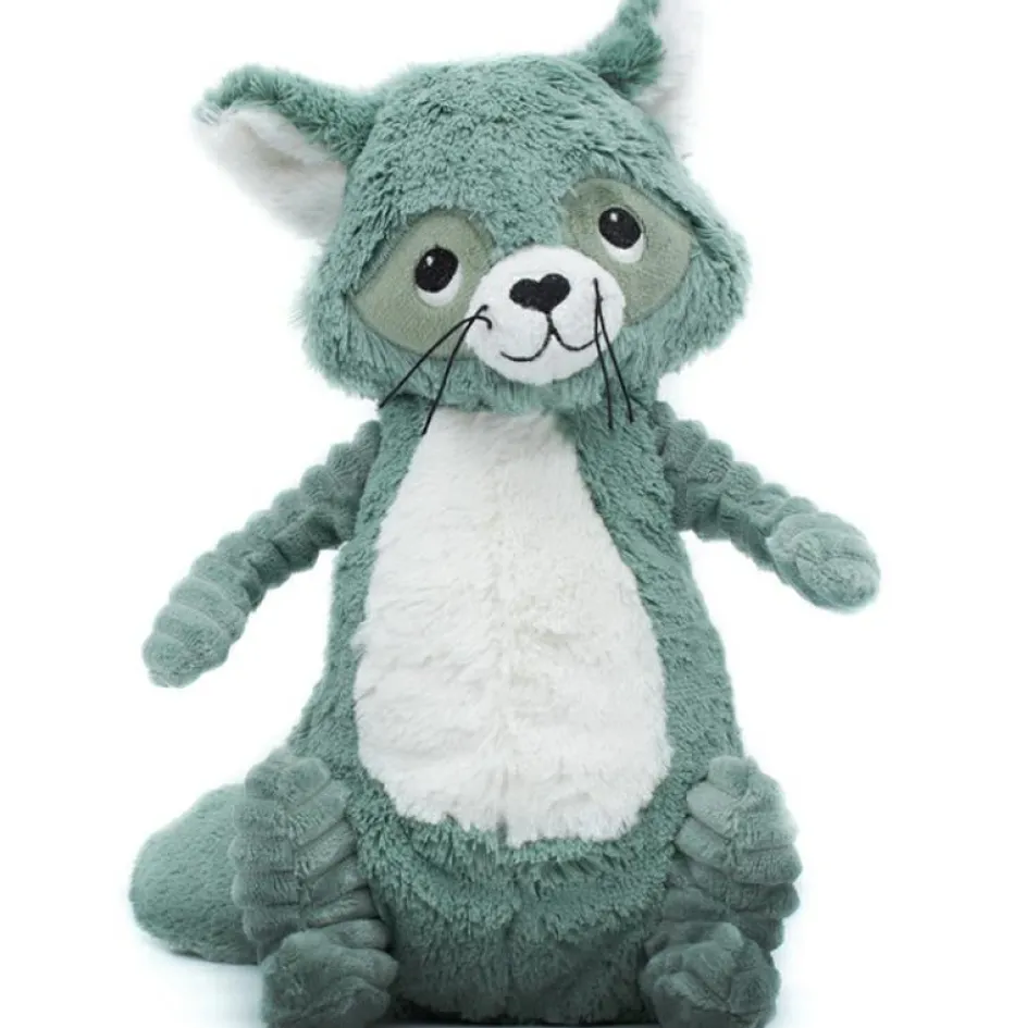 Peluche Les Ptipotos Netoitou le raton laveur vert (26 cm)|Les Déglingos Clearance