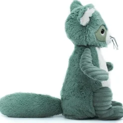 Peluche Les Ptipotos Netoitou le raton laveur vert (26 cm)|Les Déglingos Clearance