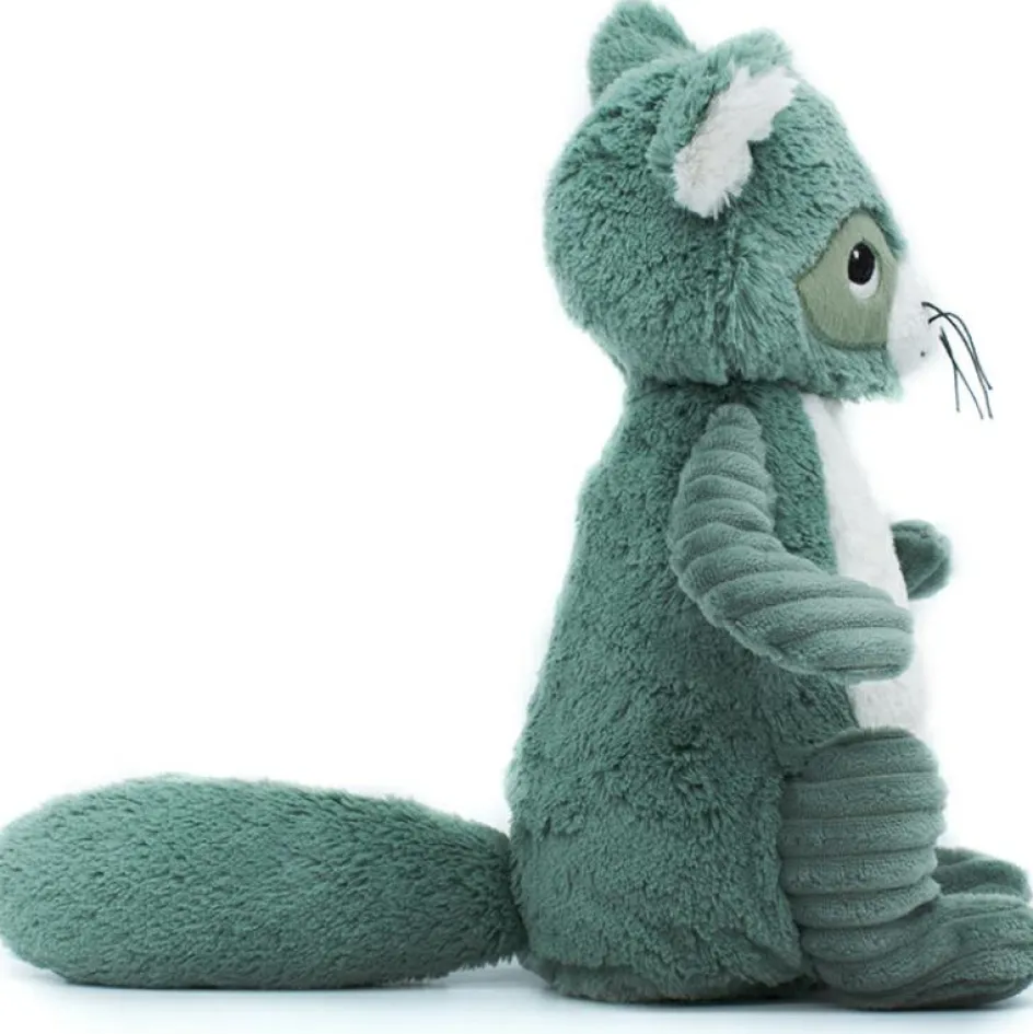 Peluche Les Ptipotos Netoitou le raton laveur vert (26 cm)|Les Déglingos Clearance