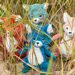 Peluche Les Ptipotos Netoitou le raton laveur vert (26 cm)|Les Déglingos Clearance