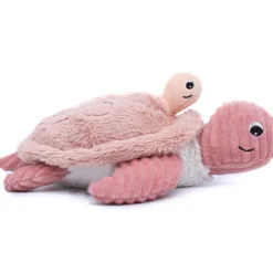 Peluche Les Ptipotos Sauvenou maman et bébé tortue rose (29 cm)|Les Déglingos Online