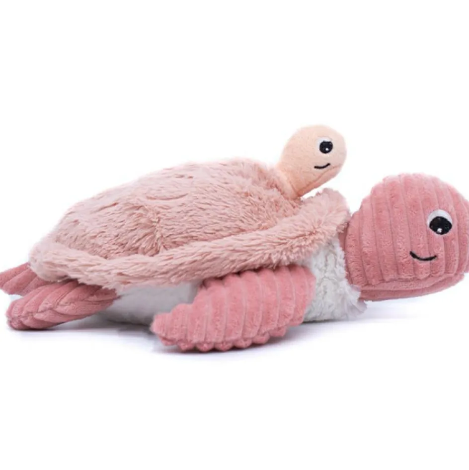 Peluche Les Ptipotos Sauvenou maman et bébé tortue rose (29 cm)|Les Déglingos Online