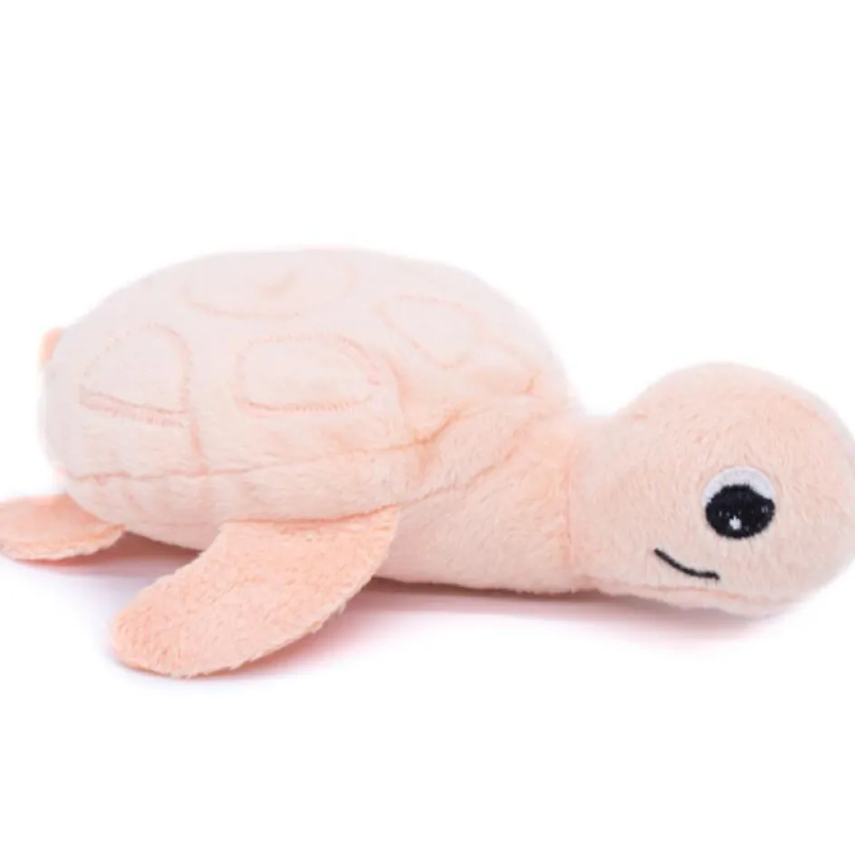 Peluche Les Ptipotos Sauvenou maman et bébé tortue rose (29 cm)|Les Déglingos Online