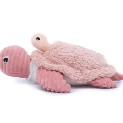 Peluche Les Ptipotos Sauvenou maman et bébé tortue rose (29 cm)|Les Déglingos Online