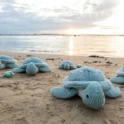 Peluche Les Ptipotos Sauvenou maman et bébé tortue menthe (29 cm)|Les Déglingos Outlet