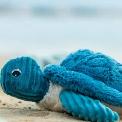 Peluche Les Ptipotos Sauvenou maman et bébé tortue bleu (29 cm)|Les Déglingos Discount
