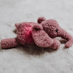 Peluche lumineuse George l'éléphant vieux rose|FLOW