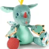 Peluche multi-activités Joe le dragon|Lilliputiens Discount