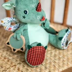 Peluche multi-activités Joe le dragon|Lilliputiens Discount
