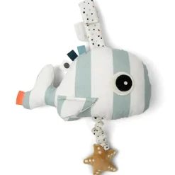 Peluche musicale à suspendre baleine bleue Wally|Done by Deer New