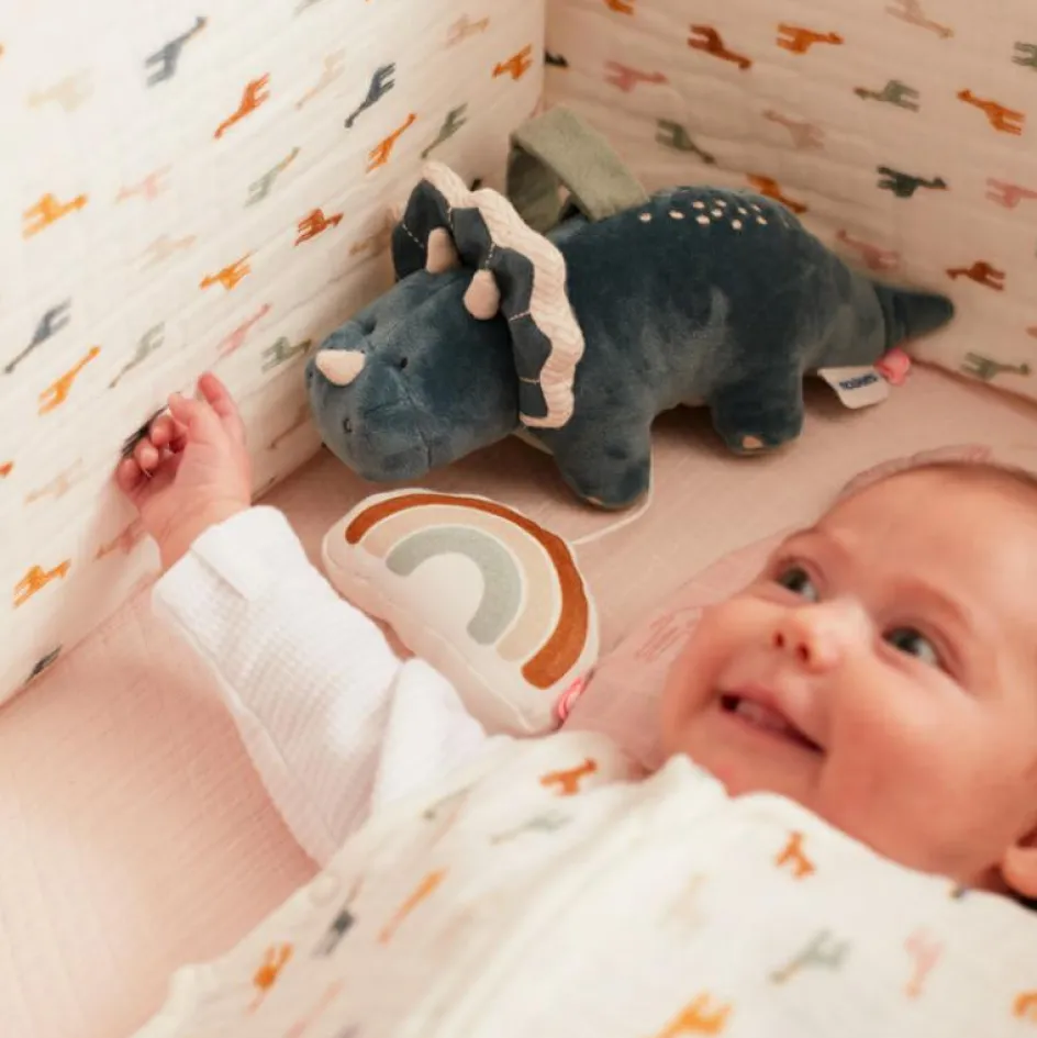 Peluche musicale à suspendre Ops le tricératops TSO (17 cm)|Noukie's Clearance