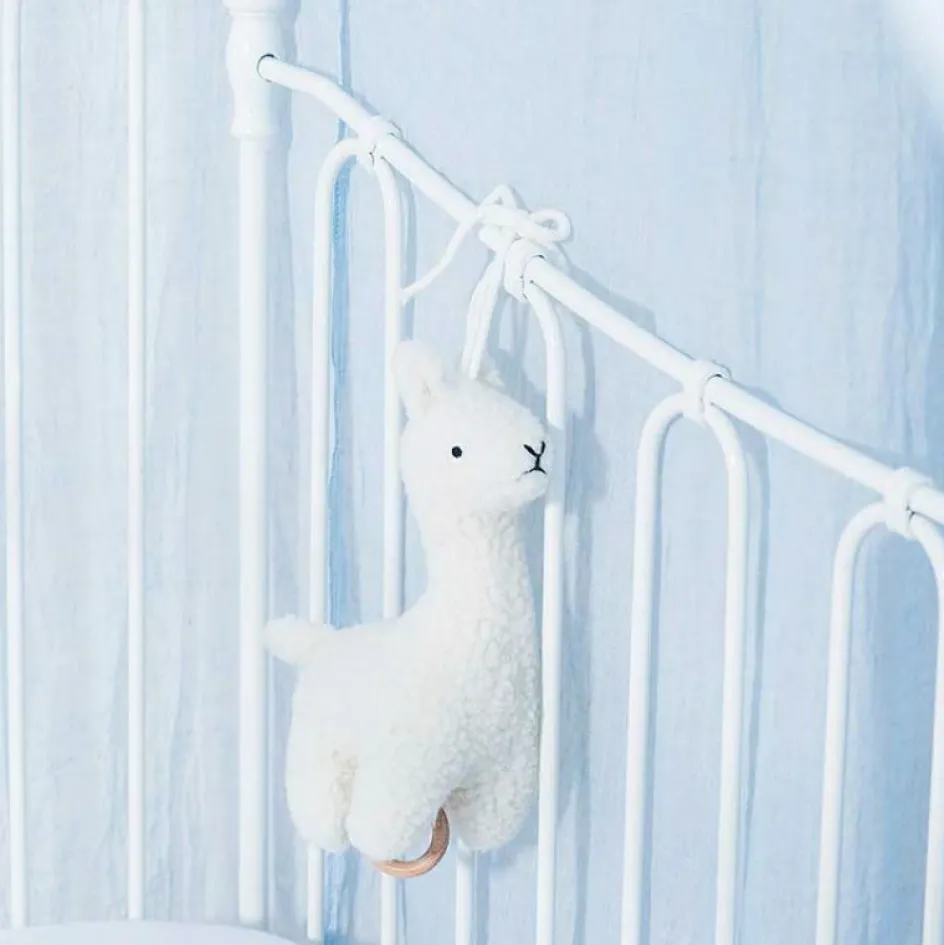 Peluche musicale Lama blanc|Jollein New